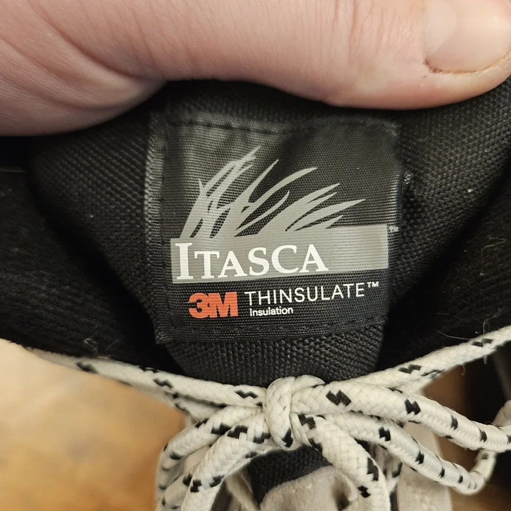 Itasca 3M Thinsulate Beige Winter Ankle Womens Size 8 Boots Color Buff Lace Up